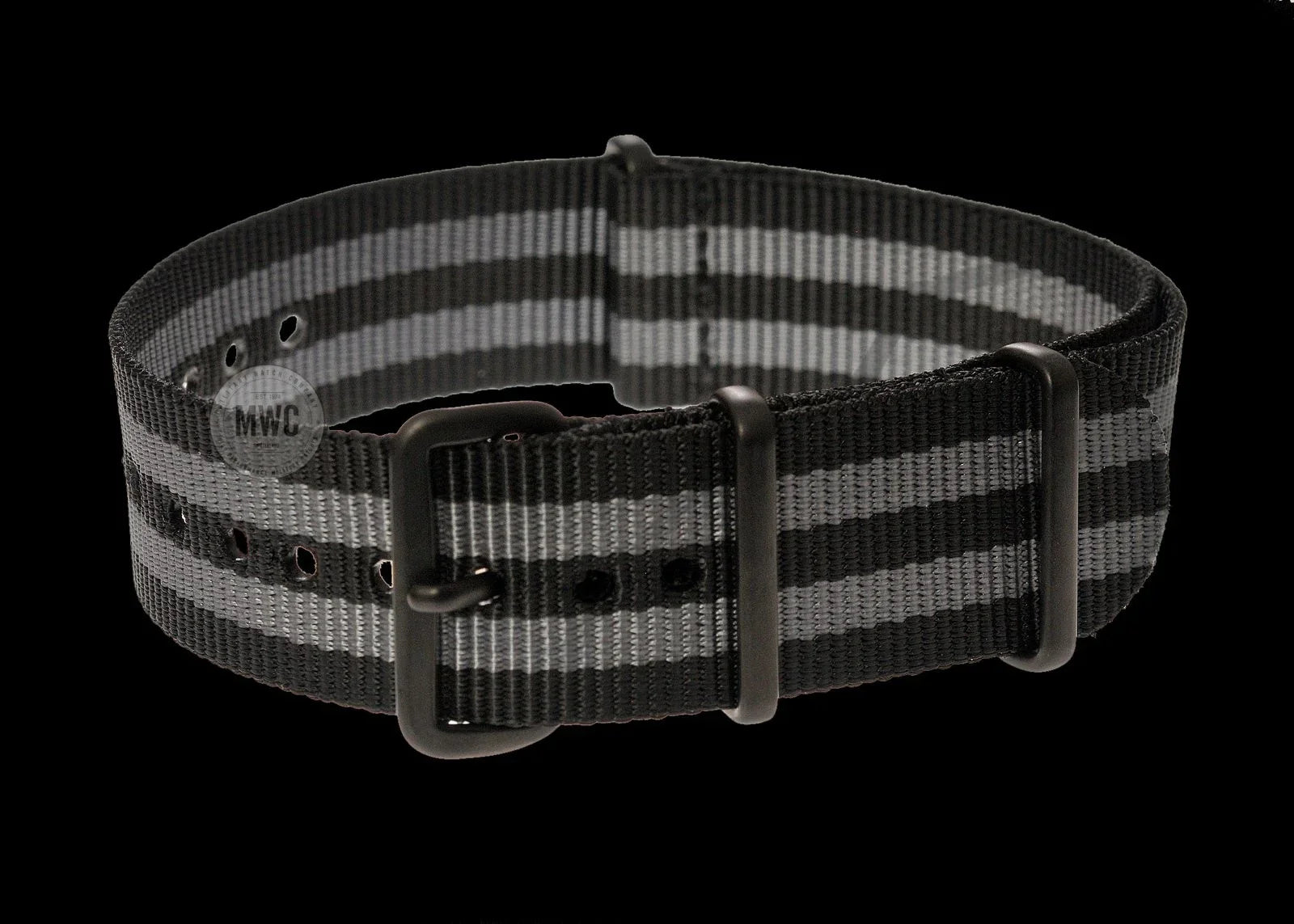 Bracelet de montre militaire NATO "Bond" PVD 18mm