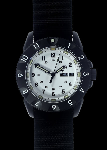 MWC P656 2025 Model PVD Tactical Series Watch with Day/Date, GTLS Tritium and Sapphire Crystal