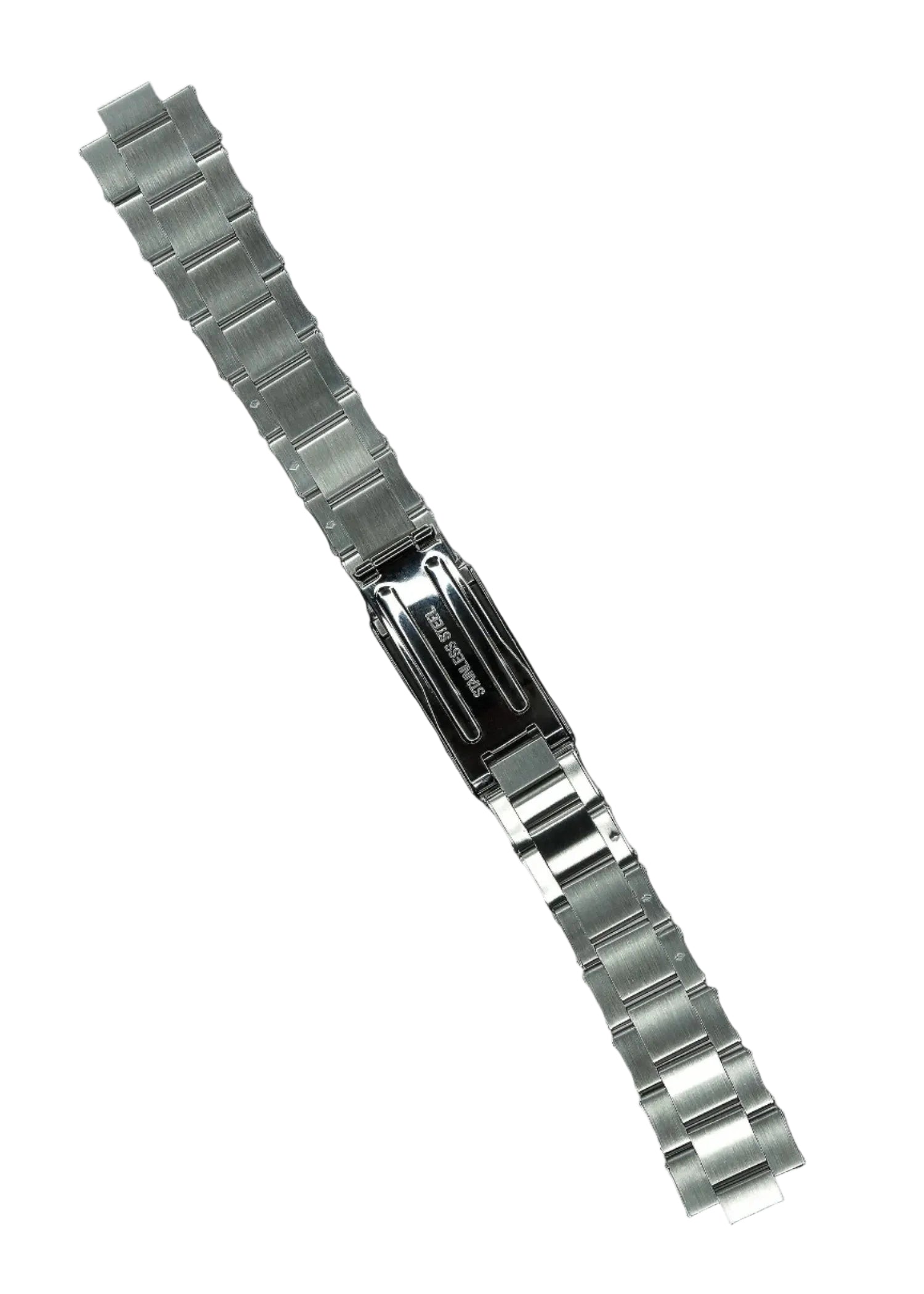 Bracelet en acier inoxydable compatible avec les montres Elvia, Aeschbach et MWC ci-dessous