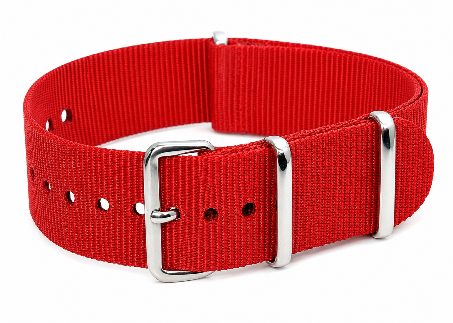 18mm Red NATO Military Watch Strap