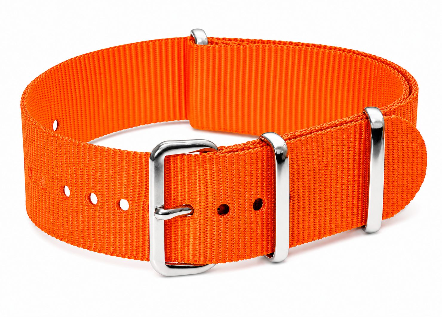 20mm Orange "High Visibility" SAR NATO Military Watch Strap