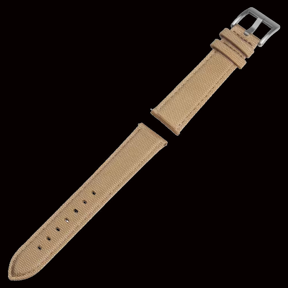 Bracelet de montre en toile de voile CORDURA® kaki 24mm