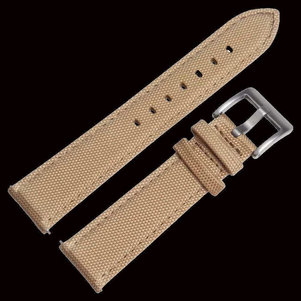 24mm Khaki Segeltuch CORDURA® Uhrenarmband