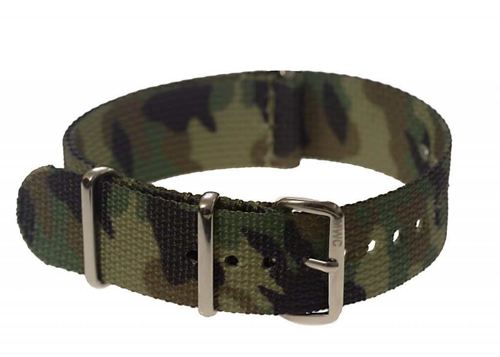 NATO 20mm Camouflage Watch Strap (The colors scheme is designed for use in climates such as northern Europe, the northern United States and Canada)