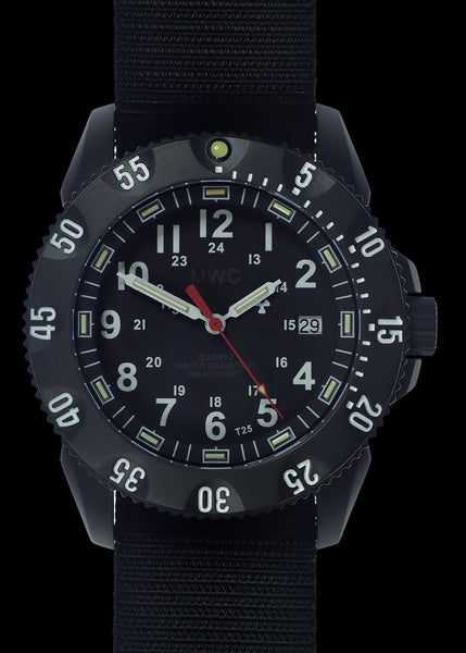 MWC P656 Latest Model PVD Titanium Tactical Series Watch with GTLS Tritium and Ten Year Battery Life (Date Version)