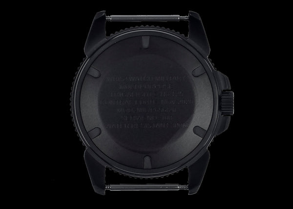 MWC P656 Latest Model Titanium Tactical Series Watch with Subdued Dial, GTLS Tritium and Ten Year Battery Life (Non Date Version)