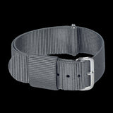 20mm Grey US Pattern Nylon Webbing Military Watch Strap