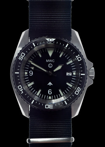 MWC 24 Jewel 300m Automatic Divers Watch with PVD Bracelet, Ceramic Bezel and Sapphire Crystal