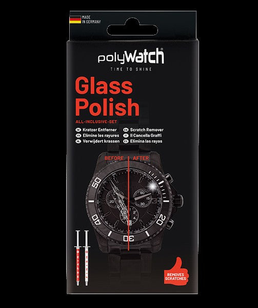 polyWatch Kratzerentferner (Entfernt Kratzer von Mineral- und Saphir-Uhrengläsern)